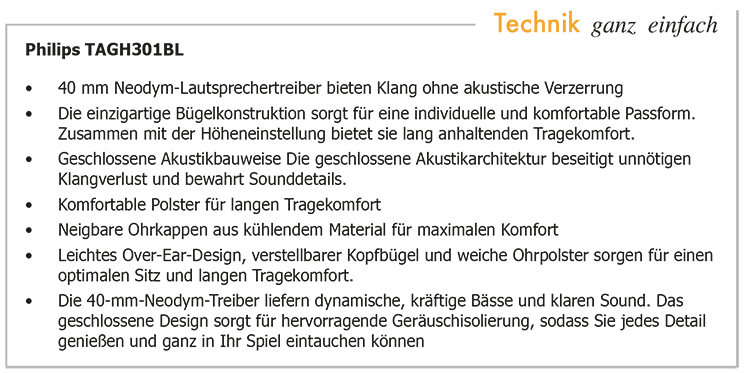 philips-TAGH301BL