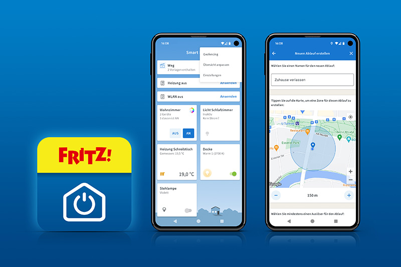 FRITZ!App Smart Home unterstützt Geofencing